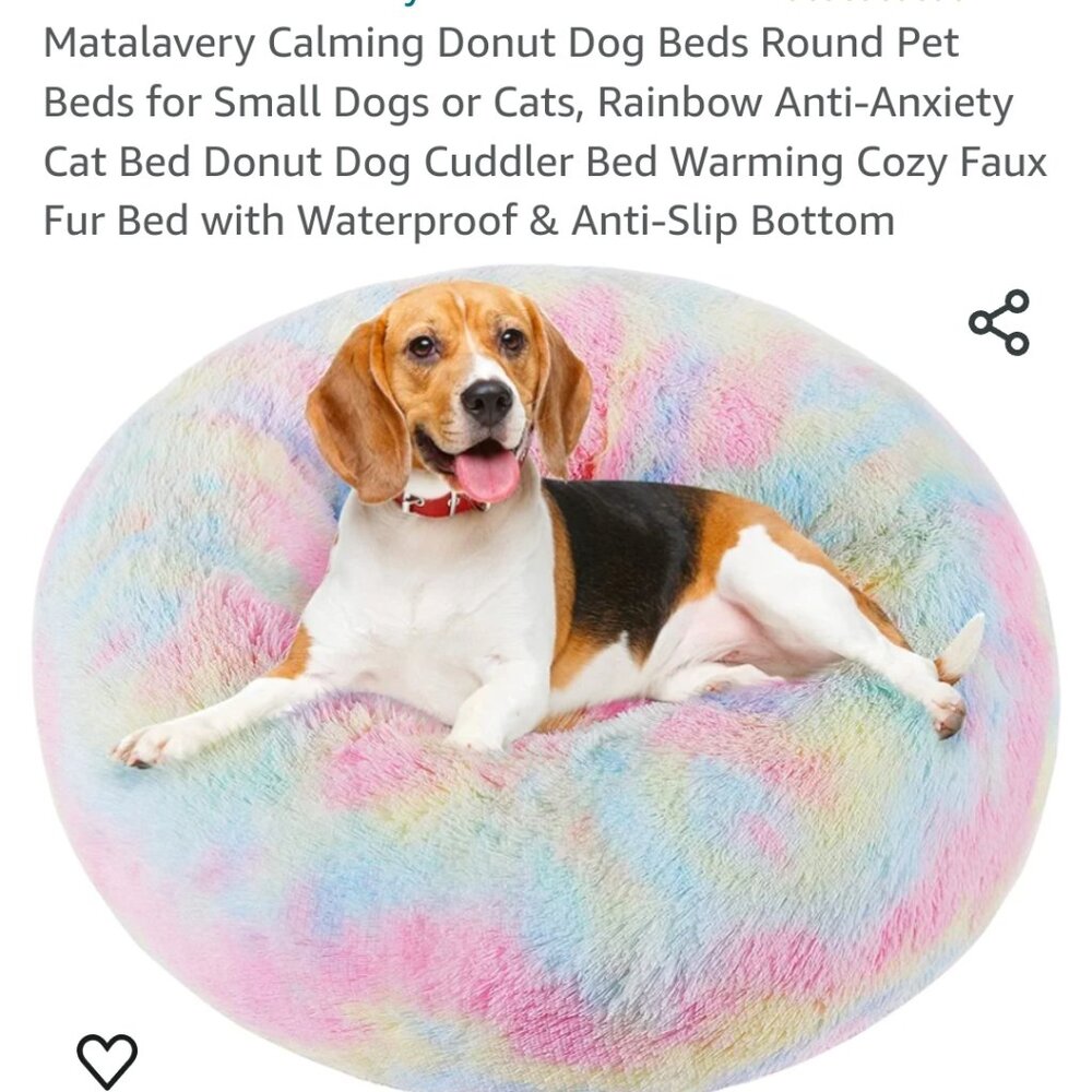 Calming Donut Dog Bed - Small